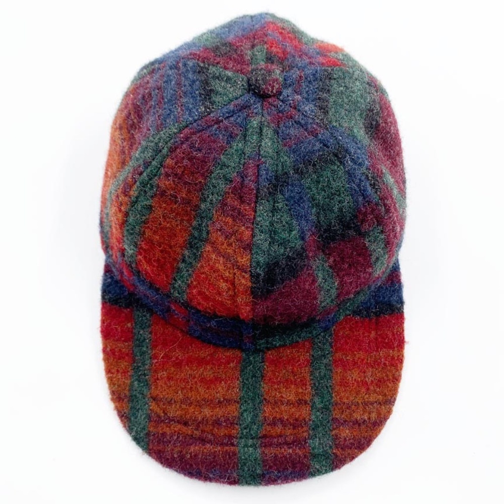 *SOLD* Woolrich Vtg Wool Hunting Hat Buffalo Plaid - Picture 1 of 11